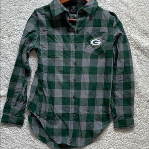 green bay packer flannel